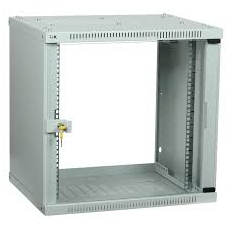 Шкаф LINEA WE 15U 600x450мм дверь стекло серый