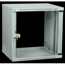 Шкаф LINEA WE 6U 550x350мм дверь стекло серый