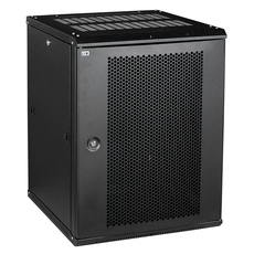 Шкаф настенный 19 LINEA W 15U 600x450мм металлическая дверь RAL9005