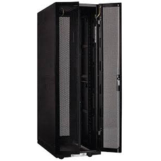 Шкаф сетевой 19 LINEA N 28U 800х800мм двустворчатая перфорированная дверь задняя перфорированная черный