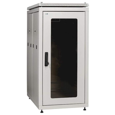 Шкаф сетевой 19дюйм LINEA N 33U 600х1000 мм перфные двери черный