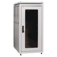 Шкаф сетевой 19дюйм LINEA N 42U 600х1000 мм перф передняя дверь серый