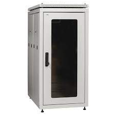 Шкаф сетевой ITK 42 юнита 600х1000 мм стеклянная передняя дверь