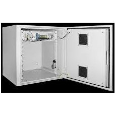 Шкаф уличный 19дюйм 12U 650x600 IP55 металл дверь серый