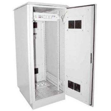 Шкаф уличный 19дюйм 9U 650x600 IP55 металл дверь серый