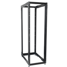 Стойка двухрамная 42U 600x800 мм глубина регулируемая с шагом 100мм до 1000мм черная
