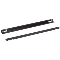 Ввод щеточный 19дюйм 1U черный