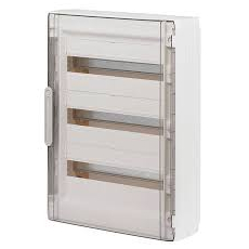 Дверь прозрачная для щитка 3х18