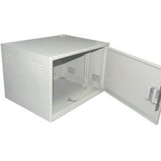 Настенный антивандальный шкаф 9U Ш600хВ470хГ450мм серый