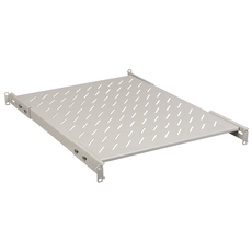 Полка 19дюйм усиленная стационарная  глубиной 600мм серая