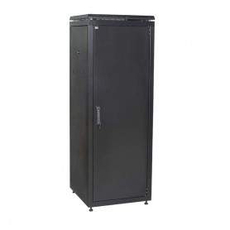 Шкаф сетевой 19дюйм LINEA N 38U 600х1000 мм металлическая передняя дверь черный