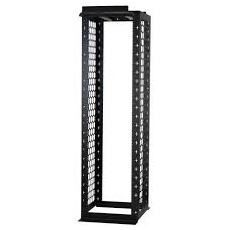 Стойка кабельная с перфорированными боковыми стенками - 7ft x 24 - черная