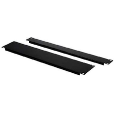 Фальш-панель на 1U стальная с порошковым покрытием цвет серый