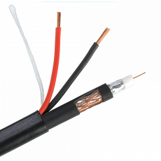 Кабель РК 75+2Х0,5 (48) PE внешний (черный, 200М)