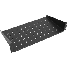 Полка угловая 2U 446 x 650 mm (до 25 кг) цвет серый