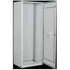 Шкаф напольный 19дюйм 18U 896х800х600мм (ВхШхГ) пер и задн двери сталь серый