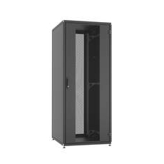 Шкаф напольный 19дюйм 42U 1963х800х1200мм (ВхШхГ)перед и задн двери сталь черный