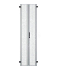 Шкаф напольный 19дюйм 45U 2096х600х1200мм (ВхШхГ)перед и задн двери сталь серый