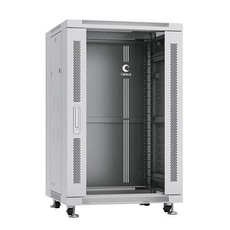 Шкаф настенный 19 дюймовый SD2 18U 871x600х500 трехсекционный серый (собранный)