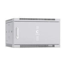 Шкаф настенный 19 дюймовый SJK 6U 320х515x300 стальная дверь без задней цвет