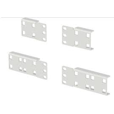 Кронштейн короткий для вертикального монтажа 19 дюймовых блоков розеток LZ серый