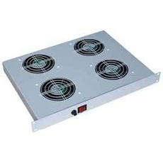 Модуль вентиляторный 19 дюймовый глубина 350 mm 4 4 вентилятора серый