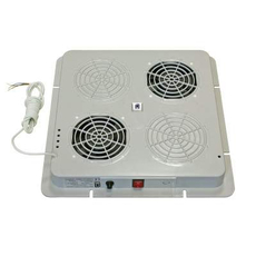 Модуль вентиляторный потолочный 380 x 380 мм 2 вент пластиковый цвет серый