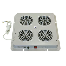 Модуль вентиляторный потолочный 380 x 380 mm 4 вент. цвет серый