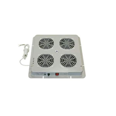 Модуль вентиляторный потолочный 380 x 380 мм 4 вентилятора пластиковый с термостатом