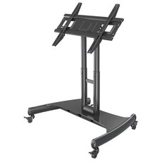Напольная мобильная стойка для интерактивных панелей 32-65 дюймов (низкий профиль)