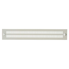 Панель боковая для цоколя длина 400 mm металлическая с перфорацией серый