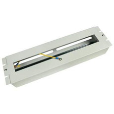 Панель PS-3U с DIN-рейкой тип TS-35 1ряд 18 единиц 17.5мм 3U 19 дюймов серый