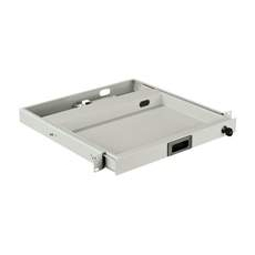 Полка клавиатурная 1U без клавиатуры внутренние размеры: 378 х 262 х 36 серый