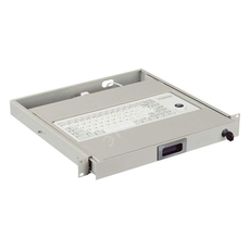 Полка клавиатурная 1U с мини-клавиатурой