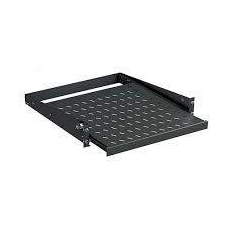 Полка выдвижная угловая 2U x 444 x 355 мм (до 20 кг) цвет серый