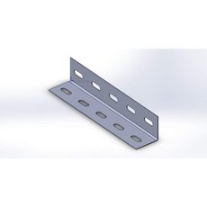 Профиль монтажный L- образный для напольных шкафов 36U 19 дюймов