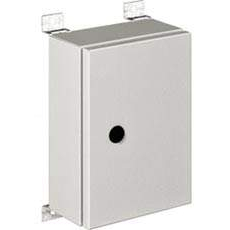 Шкаф электрический 300х400х210 (ВхШхГ), c         монтажной панелью (аналог SMN1-8), цвет серый (RAL7035) (SWN-2285-1-3-4)