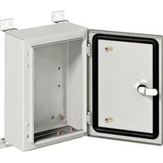 Шкаф электрический, серия SWN, 400х500х250        (ВхШхГ), c монтажной панелью (аналог SMN1-16),    IP65, цвет серый (RAL 7035)