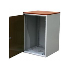 Шкаф напольный 10U 515x600х400мм SJB 19 дюймовый серый (собранный)