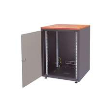 Шкаф напольный 10U 515x600х500мм SJB 19 дюймовый черный (собранный)