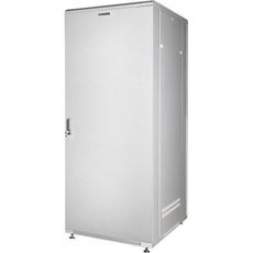 Шкаф напольный 19дюйм 24U 1163х600х1000мм(ВхШхГ)перед и задн двери сталь черный