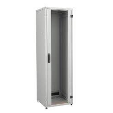 Шкаф напольный 19дюйм 42U 1963х800х1000мм (ВхШхГ)перед и задн двери сталь черный