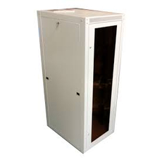 Шкаф напольный 19дюйм 42U 1963х800х600мм(ВхШхГ)перед и задн двери сталь серый