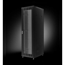 Шкаф напольный 19дюйм 42U 1963х800х800мм (ВхШхГ) дверь сталь сплошная серый