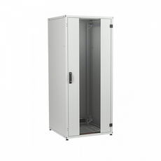 Шкаф напольный 19дюйм 45U 2096х800х1200мм (ВхШхГ)дверь стекл с бок вставк черный