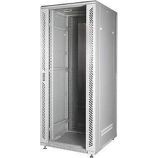 Шкаф напольный 19дюйм 47U 2186х800х1000мм(ВхШхГ)дверь сталь двустворч.серый