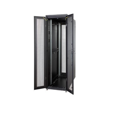 Шкаф напольный 19дюйм 47U 2186х800х1200мм (ВхШхГ)перед и задн двери сталь черный
