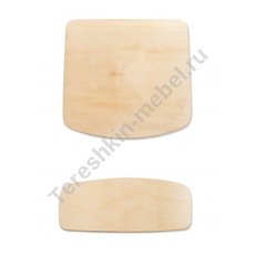 Сиденье и спинка школьного стула, ремкомплект стула ученического №2-4 3-5 4-6 (ГКФ)