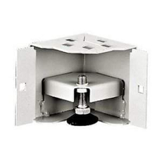 Уголок для цоколя высотой 200 mm c ножками серый