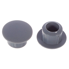 Заглушка сплошная для отверстия В в верхней плите 210 x 380 мм серый